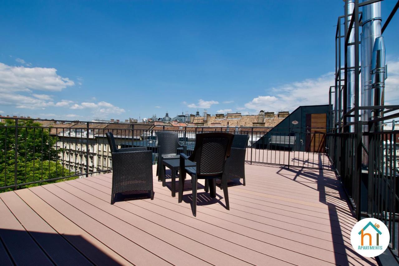 Premium Apartment By Hi5 - Penthouse Studio + Rooftop 부다페스트 외부 사진