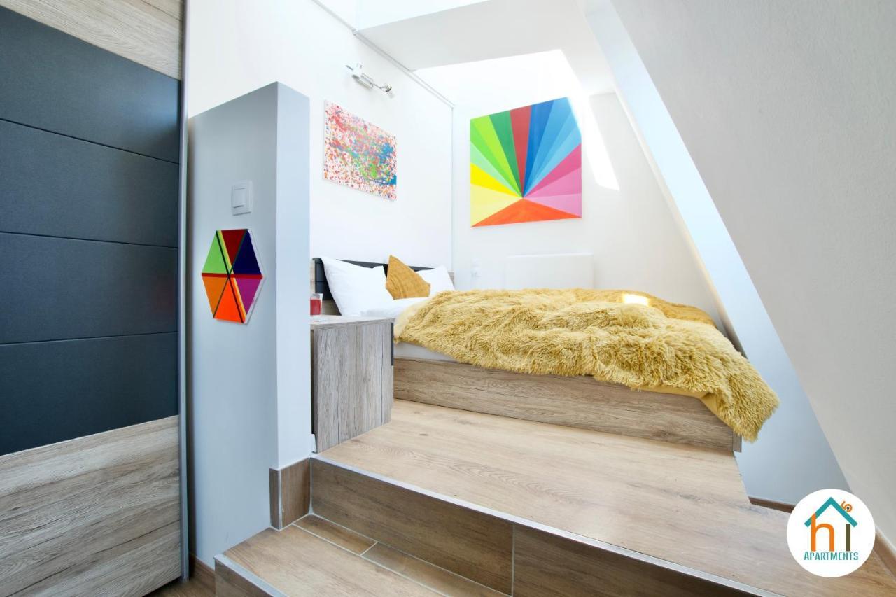Premium Apartment By Hi5 - Penthouse Studio + Rooftop 부다페스트 외부 사진